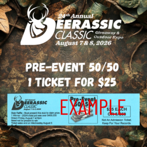 2026 Pre-Event 50/50 Ticket (1 for $25)